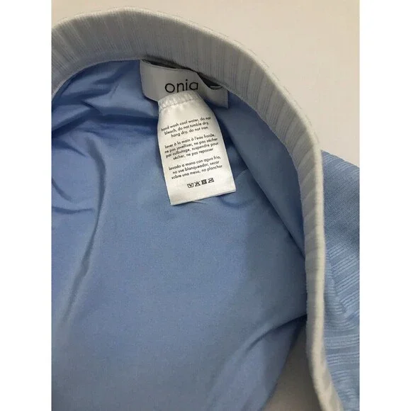 Onia Leila Bikini Bottom Size M. Blue & White Color - Picture 5 of 10